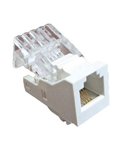 Экопласт RJ-12 Модуль инф. розетки 110/Krone, бел., LK45 во Владивостоке Аксессуары для кабель-канала Pintop.ru