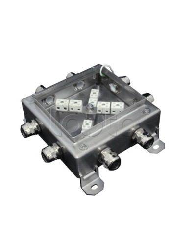 Коробка монтажная огнестойкая Гефест КМ-О (16к*10,0)-IP66 1515нерж, 8 вводов во Владивостоке Распределительные коробки Pintop.ru