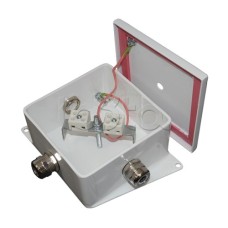 Коробка монтажная огнестойкая Гефест КМ-О (4к*6,0)-IP66 четыре ввода 120х120