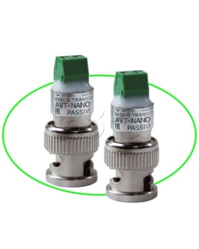 Комплект пассивных приемопередатчиков Инфотех AVT-Nano Passive M во Владивостоке Видеоусилители, Модуляторы, Делители Pintop.ru