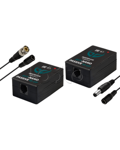 Комплект для передачи видеосигнала Инфотех AVT-Nano Passive M/VP во Владивостоке Видеоусилители, Модуляторы, Делители Pintop.ru