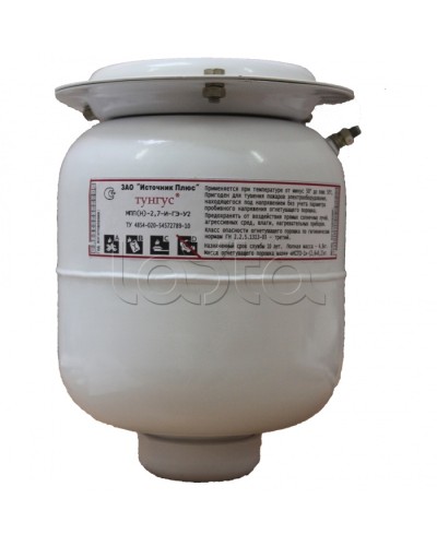 Модуль порошкового пожаротушения термостойкого исполнения Источник-плюс Тунгус-МПП(Н-Т1)-2,7(н)-И-ГЭ-У2 во Владивостоке Модули порошковые Pintop.ru