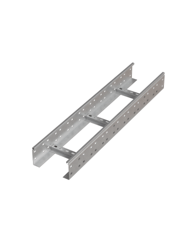 Лоток лестничный 100х300х1,5 L2500 мм INOX304 N КМ-Профиль (LL100-300-1.5-2500 INOX304 N) во Владивостоке Кабельные лотки Pintop.ru