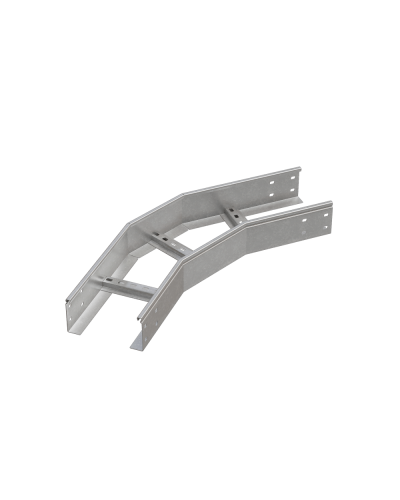 Угол лестничный горизонтальный 45 гр. 100х800х1,2 мм HD85 N КМ-профиль (LGL45-100-800-1.2 HD85 N) во Владивостоке Аксессуары для лотков Pintop.ru