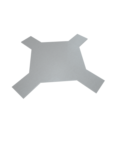 Крышка лестничного Х-разветвителя 800 мм КМ-профиль (KLXD800) во Владивостоке Аксессуары для лотков Pintop.ru