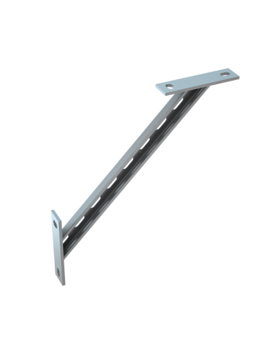 Укосина для консолей 600 мм КМ-Профиль (UK600) во Владивостоке Аксессуары для лотков Pintop.ru