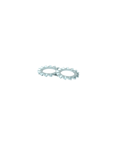 Шайба зубчатая М8 DIN 6798 A (упак. 200 шт) КМ-Профиль (SHZ8) во Владивостоке Аксессуары для лотков Pintop.ru