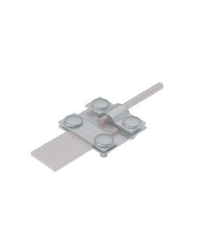 Контрольный соединитель полоса до 40 мм пруток Ø 5-10 мм CU КМ-Профиль (KS-B40-D5-10 CU) во Владивостоке Монтажные материалы Pintop.ru