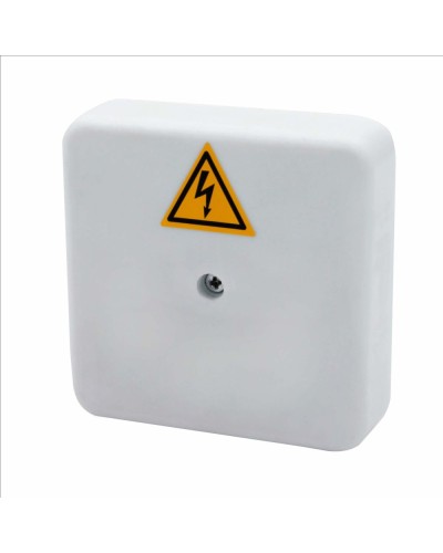 Коробка распределительная огнестойкая КРОПС-П0, IP41, габаритные размеры 75х75х20 мм, для кабелей сечением до 4 мм2, 3 клеммы КМ-Профиль (FRJB-KM-P0-4-03-КРОПС-IP41) во Владивостоке Распределительные коробки Pintop.ru