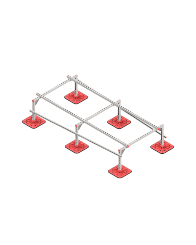 Опорная конструкция для установки оборудования TECHNORAPTOR FOOT 1200х2500 HD КМ-профиль (KM-TR-F-SSEI-1200-2500 HD) во Владивостоке Системы видеонаблюдения Pintop.ru