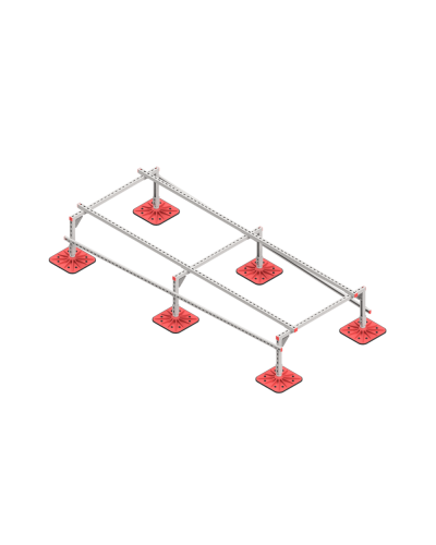 Опорная конструкция для установки оборудования TECHNORAPTOR FOOT 1200х3000 тип 1 HD КМ-профиль (KM-TR-F-SSEI-1200-3000-1 HD) во Владивостоке Системы видеонаблюдения Pintop.ru