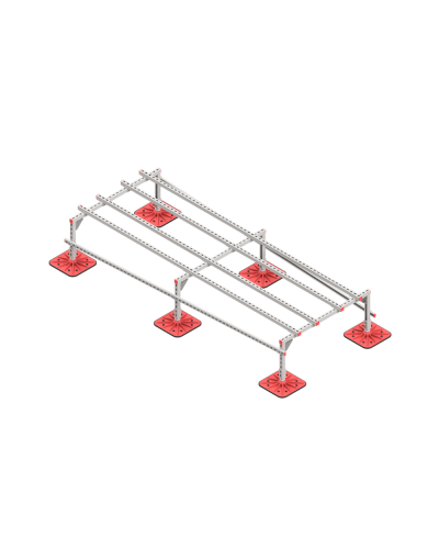 Опорная конструкция для установки оборудования TECHNORAPTOR FOOT 1200х3000 тип 2 КМ-профиль (KM-TR-F-SSEI-1200-3000-2) во Владивостоке Системы видеонаблюдения Pintop.ru