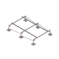 Опорная конструкция для установки оборудования TECHNORAPTOR STEELFOOT 2000х3000 тип 1 КМ-профиль (KM-TR-STF-SSEI-2000-3000-1)