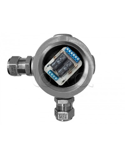 Магнито-Контакт УК-ВК-Ех-24 АЯКС У, с двумя кабельными вводами Ех МКВМ 20 во Владивостоке Комутационные взрывозащищенные коробки Pintop.ru