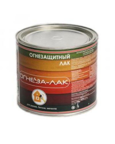 Лак огнезащитный акриловый Огнеза «ОГНЕЗА-ЛАК-ОД» для древесины и материалов изнеё, глянцевый, бесцветный, ведро 2,4л.(1,8 кг.) во Владивостоке Огнезащитные краски Pintop.ru