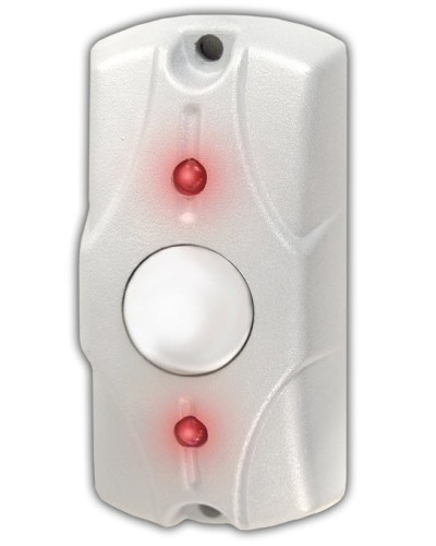 Олевс ЦИКЛОП Кнопка выхода серебристый металлик во Владивостоке Электромагнитные замки Pintop.ru