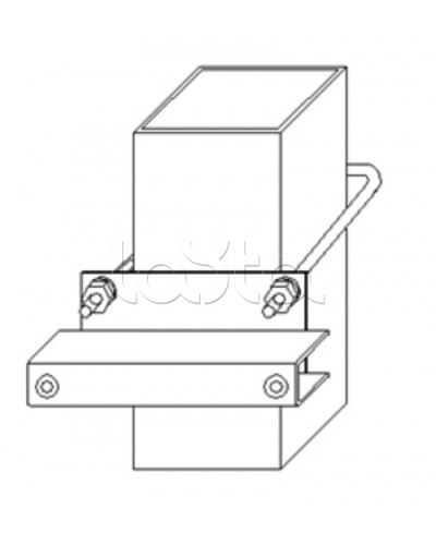 Узел крепления блоков подключения и управления БД-НР, БМ-НР, БУПР извещателей Омега-микродизайн УЗК-КС 80 во Владивостоке Кронштейны и планки для извещателей Pintop.ru