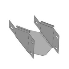 Редукция по высоте для лотка шириной 600 мм 100-80 (0,7) ПожТехКабель (580-016)