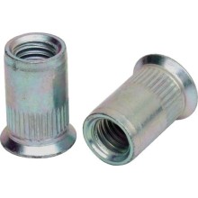 Заклепка резьбовая стальная с фланцем М8х1,25х18 (1000 шт/уп) ПожТехКабель (868-005)