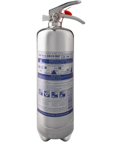 Огнетушитель ПОЖТЕХНИКА ОП-2(з) МИГ d110 нерж (1А, 21В, С, Е) во Владивостоке Огнетушители Pintop.ru