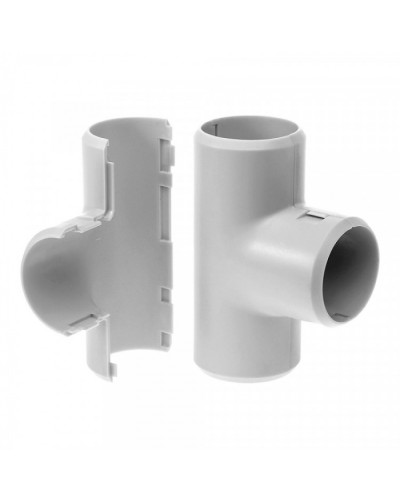 Тройник разборный д20 (50 шт/уп/) Промрукав PR.07320 во Владивостоке Повороты, муфты, тройники Pintop.ru