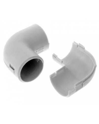 Соединитель угловой разборный д25 (5шт/300шт уп/кор) Промрукав (PR.07525м) во Владивостоке Повороты, муфты, тройники Pintop.ru