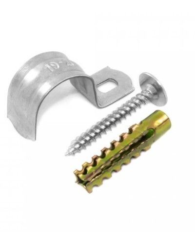 Комплекты для крепления ОКЛ с использованием самореза, дюбеля и скобы СМО 14-15 (100 шт) Промрукав (PR08.4994) во Владивостоке Держатели, клипсы, скобы Pintop.ru