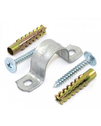 Комплекты для крепления ОКЛ с использованием самореза, дюбеля и скобы СМД 12-13 (100 шт) Промрукав (PR08.5000) во Владивостоке Держатели, клипсы, скобы Pintop.ru