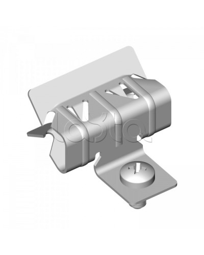 Зажим балочный 2-7 мм с отгибом и винтом М6х9 Промрукав (PR08.5818) во Владивостоке Аксессуары для лотков Pintop.ru