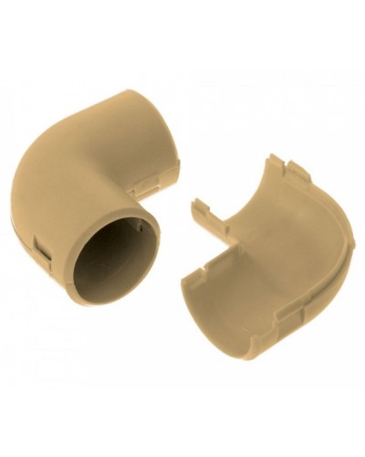 Соединитель угловой разборный сосна д25 (5шт/300шт уп/кор) Промрукав (PR13.0245) во Владивостоке Повороты, муфты, тройники Pintop.ru