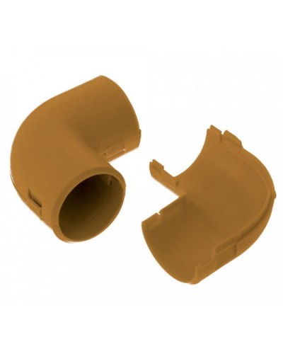 Соединитель угловой разборный бук д25 (30шт/480шт уп/кор) Промрукав (PR13.0285) во Владивостоке Повороты, муфты, тройники Pintop.ru