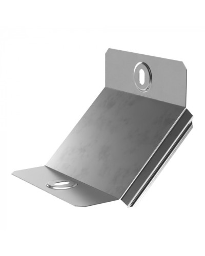 Крышка угла вертикального внутреннего 45 градусов Стандарт INOX (AISI 304) 100 Промрукав (PR16.3164) во Владивостоке Аксессуары для лотков Pintop.ru