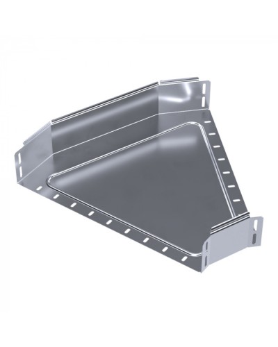 Угол горизонтальный 45 градусов Стандарт INOX (AISI 316) 500х100 Промрукав (PR16.3451) во Владивостоке Аксессуары для лотков Pintop.ru