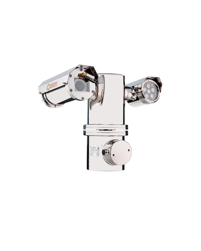 Взрывозащищенный термокожух на поворотной платформе для IP видеокамеры с ИК подсветкой Релион-PTZ-Exd-Н-В-ИК-СО 220В во Владивостоке Системы видеонаблюдения Pintop.ru