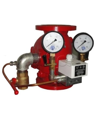 Узел управления спринклерный водозаполненный Спецавтоматика Прямоточный-65 (УУ-С65/1,6В-ВФ.О4) во Владивостоке Устройства пуска водяного пожаротушения Pintop.ru