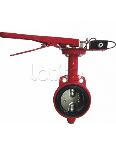 Затвордисковый с ручным приводом с контролем положения УКПЗА Спецавтоматика 3т 125/1,6(Р)-Ф.У3.1-АМК-125v4 во Владивостоке Затворы дисковые Pintop.ru