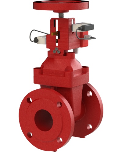Задвижка клиновая Спецавтоматика Задвижка клиновая Зд 100/1,6(Р)-Ф.УЗ.1-Клин-100 во Владивостоке Дополнительное оборудование пожаротушения Pintop.ru
