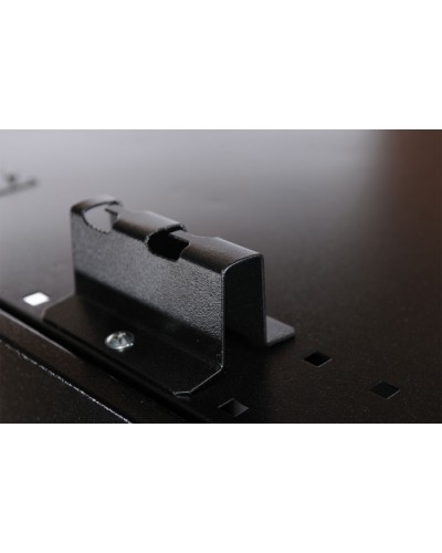 Комплект кронштейна для крепления лотка 400 мм к крыше шкафа ШТК-СП ЦМО КЛГ-400-9005 во Владивостоке Аксессуары для стоек и шкафов Pintop.ru