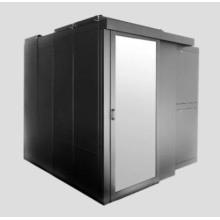 Дверь однорядного коридора поликарбонат сдвижная 48U для шкафов серии ШТК-СП-48.×.× ЦМО ЦОД-СП-Д1-48-9005