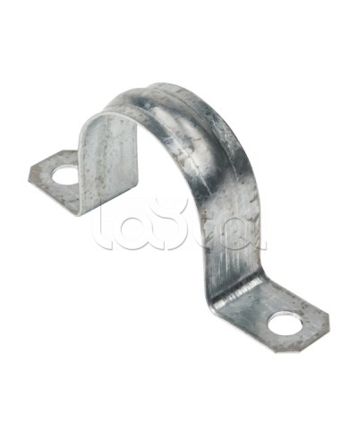 Скоба металлическая двухлапковая d31-32 мм (50 шт) EKF PROxima (sm-2-31-32) во Владивостоке Держатели, клипсы, скобы Pintop.ru