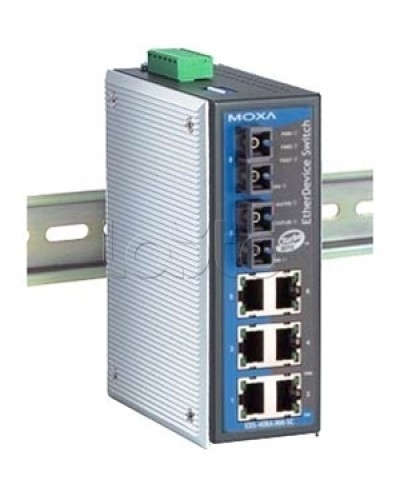 Коммутатор управляемый начального уровня 8-портовый Moxa EDS-408A-SS-SC-T во Владивостоке Коммутаторы Pintop.ru