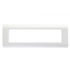 Рамка горизонтальная французский стандарт 8 модулей 45 × 22,5 мм, белый Eurolan (16M-00-28WT)