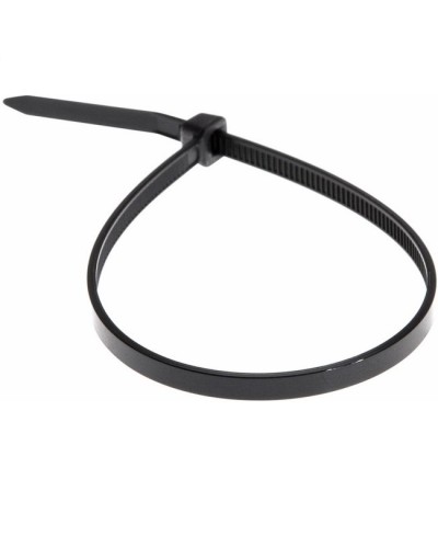 Хомут-стяжка нейлоновый 4х300 мм чёрный (100шт/уп) REXANT 07-0301 во Владивостоке Стяжки-хомуты Pintop.ru