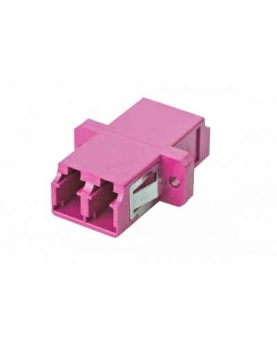 Адаптер OM4, LC дуплекс, с фланцами, пурпурный Eurolan (36A-40-2L-02MG) во Владивостоке Проходные адаптеры Pintop.ru
