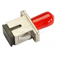 Соединитель проходной ST-SC, MM(для многомодового кабеля), simplex Cabeus ST-SC-MM