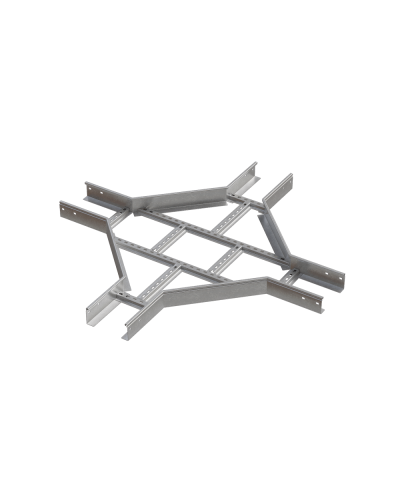 Х-разветвитель лестничный 80х200х1,5 мм N КМ-профиль (LXD80-200-1.5 N) во Владивостоке Аксессуары для лотков Pintop.ru