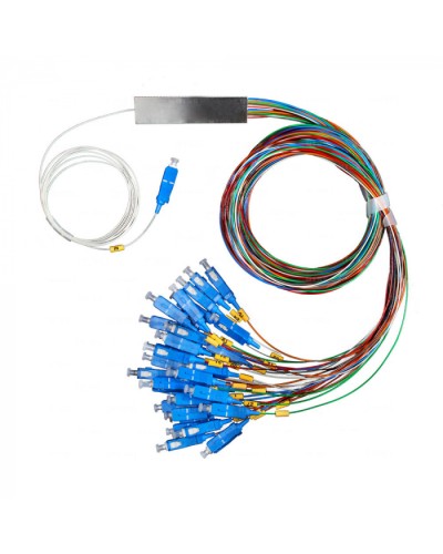 Разветвитель план 1х4 окон SC/UPC 9/125 вывод 1,5м буфер 0.9мм 1260/1650 Cabeus (FCT-PLC-1/4-9-SC/U-1.5-0.9) во Владивостоке Оптические разветвители (сплиттеры) Pintop.ru