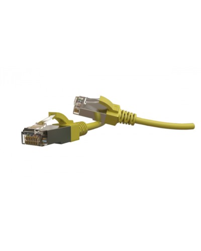 Патч-корд S/FTP Hyperline (PC-LPT-SFTP-RJ45-RJ45-C6-3M-LSZH-YL) во Владивостоке Патчкорды (медные) Pintop.ru