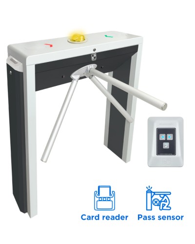 CARDDEX Комплект тумбового турникета со встроенным картоприемником STL-03KEC во Владивостоке Турникеты Pintop.ru