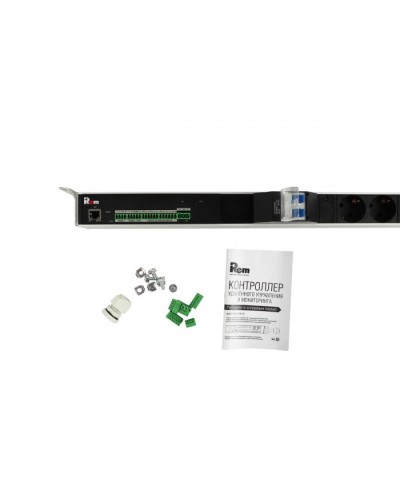 Блок силовых розеток с контроллером REM R-MC1-32-4x2S-2x3C13-2x2C19-A-1820-K во Владивостоке Блоки розеток Pintop.ru